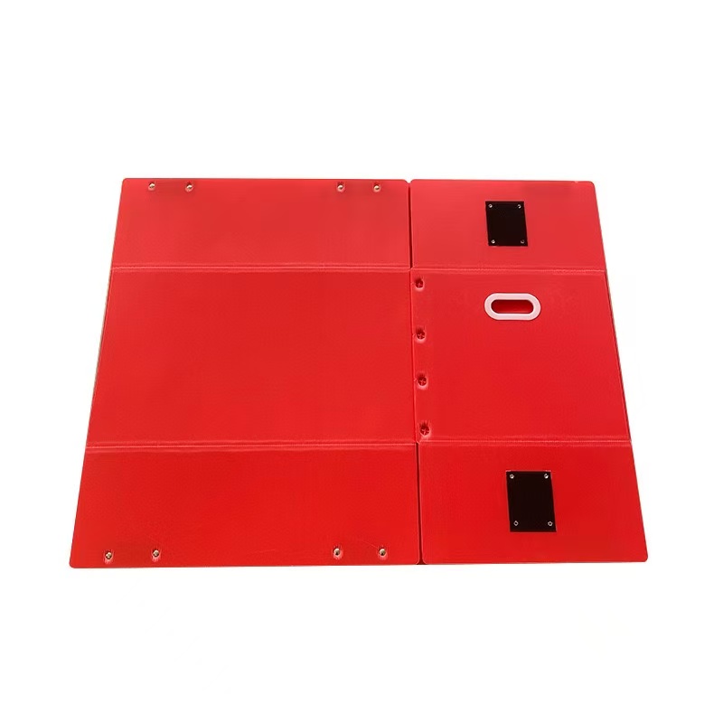 Bosca Láimhdeachais Plaisteacha roctha PP Foldable le Flap Velcro