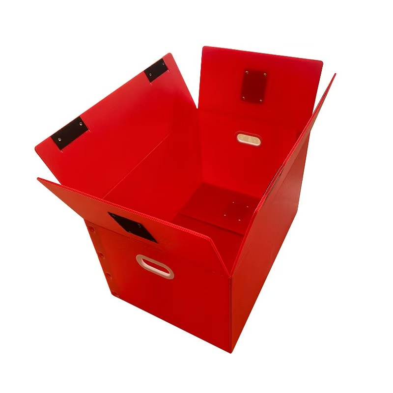 Bosca Láimhdeachais Plaisteacha roctha PP Foldable le Flap Velcro