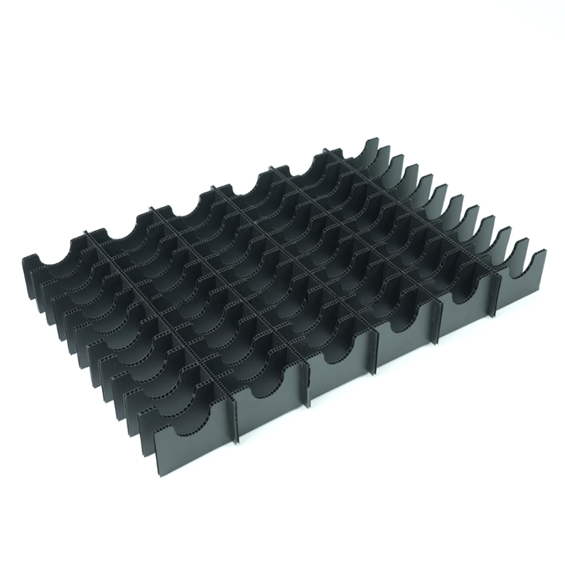 ESD Compartmentalized PP Hollow Board Coimeádán le Roinn Eangaí