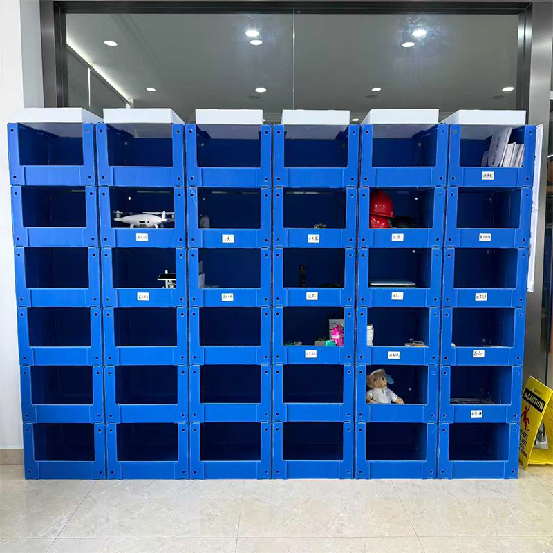 Stackable Correx PP Páirteanna Boird Hollow Pioc Stórála Bin