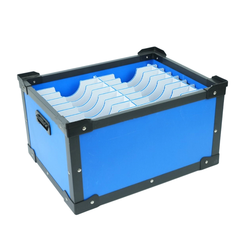 Crate roctha PP Stackable Le Roinnteoirí Sliotán Cuartha