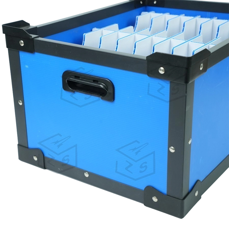 Crate roctha PP Stackable Le Roinnteoirí Sliotán Cuartha