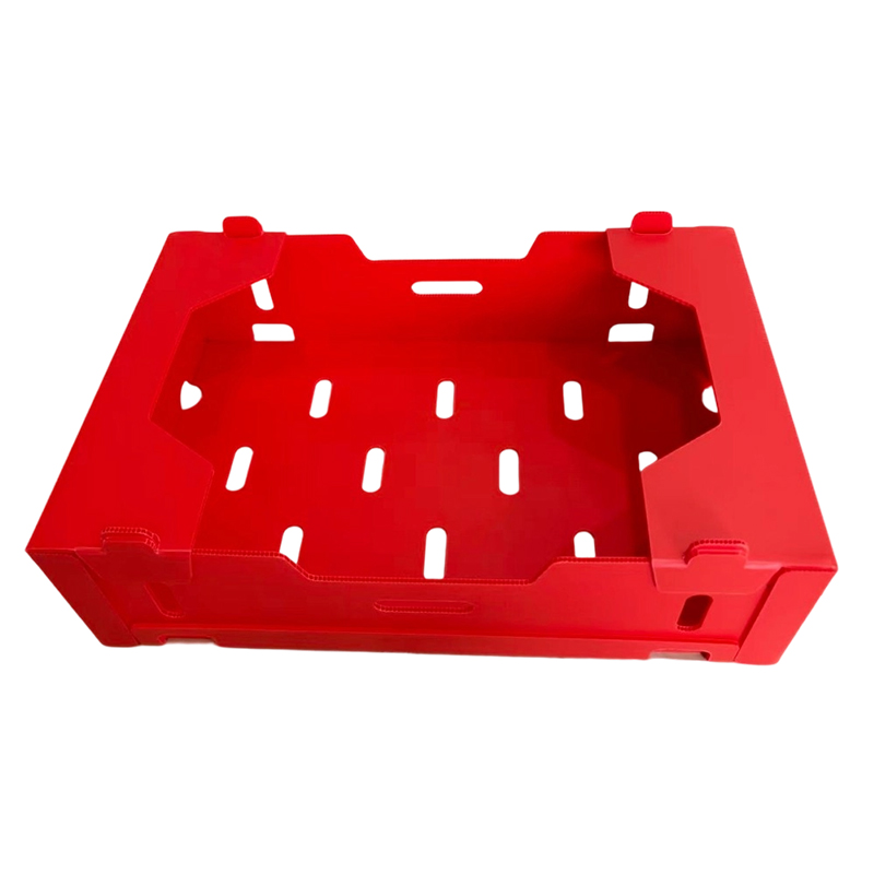Bosca roctha PP Clóbhuailte Foldable le haghaidh Glasraí & Torthaí